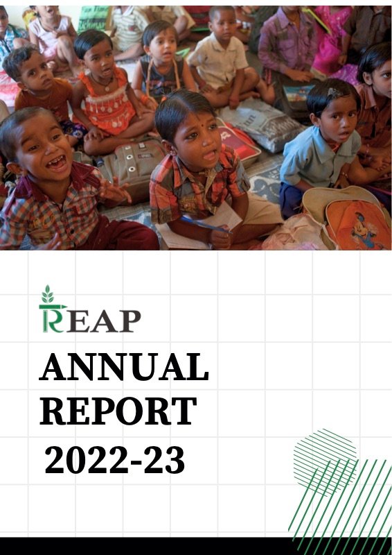 Cover of the REAP Annual Report 2022–23