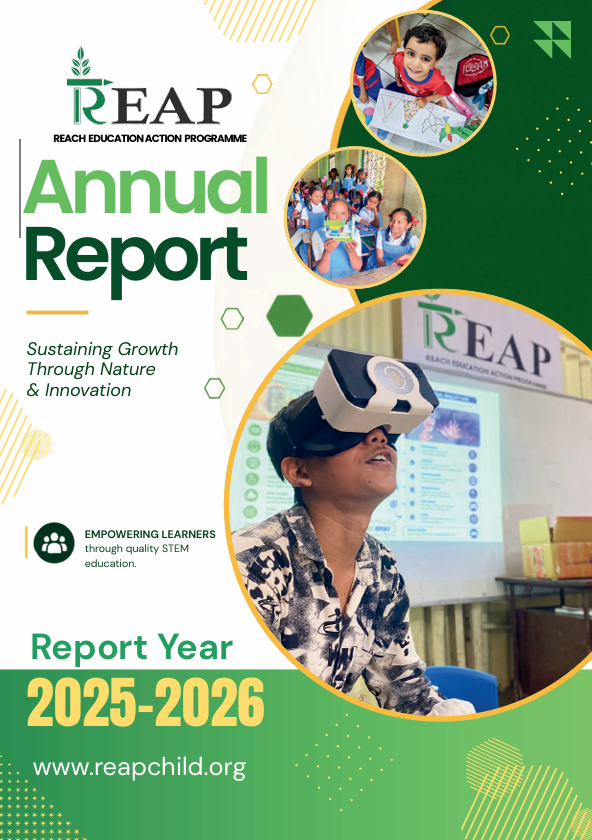 Cover of the REAP Annual Report 2025–26